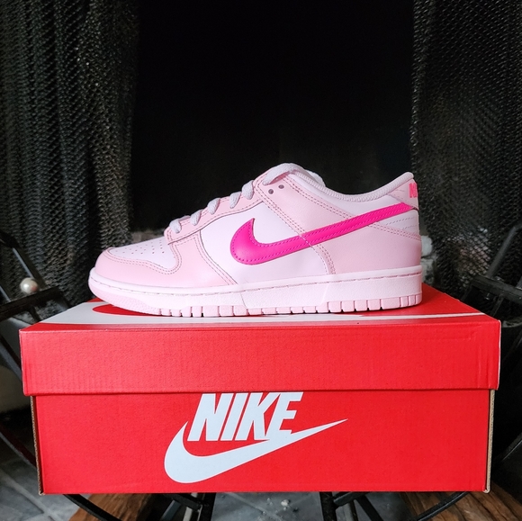 Nike Shoes - Nike Dunk low 'Triple Pink' DH9765-600 Kids 6y/Wmns 7.5 New